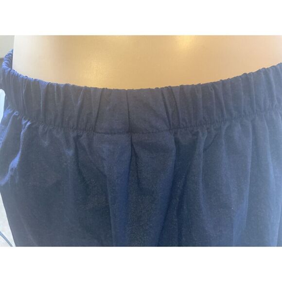 Merona Black Drawstring Waist Nylon Casual Skirt Size Medium - Picture 4 of 10